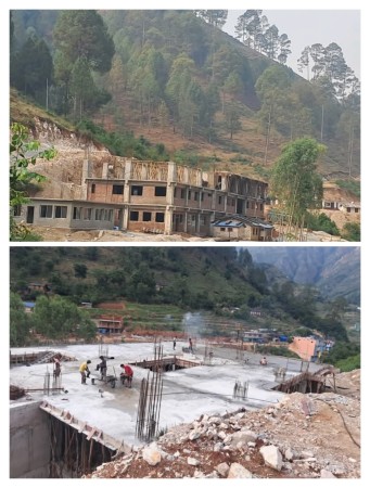 सुर्नयामा दश शैय्याको आधारभूत अस्पताल : ७० प्रतिशत निर्माण कार्य सम्पन्न